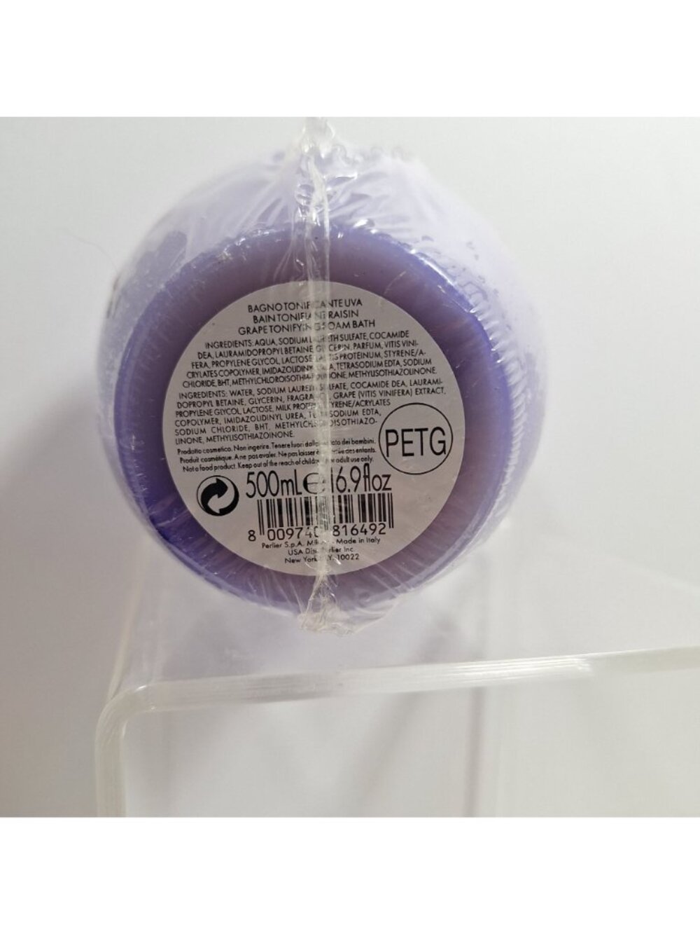 Perlier Bath Foam Raspberry Grape Grapefruit Moisturizing 16.9 Oz Lot - Picture 10 of 10